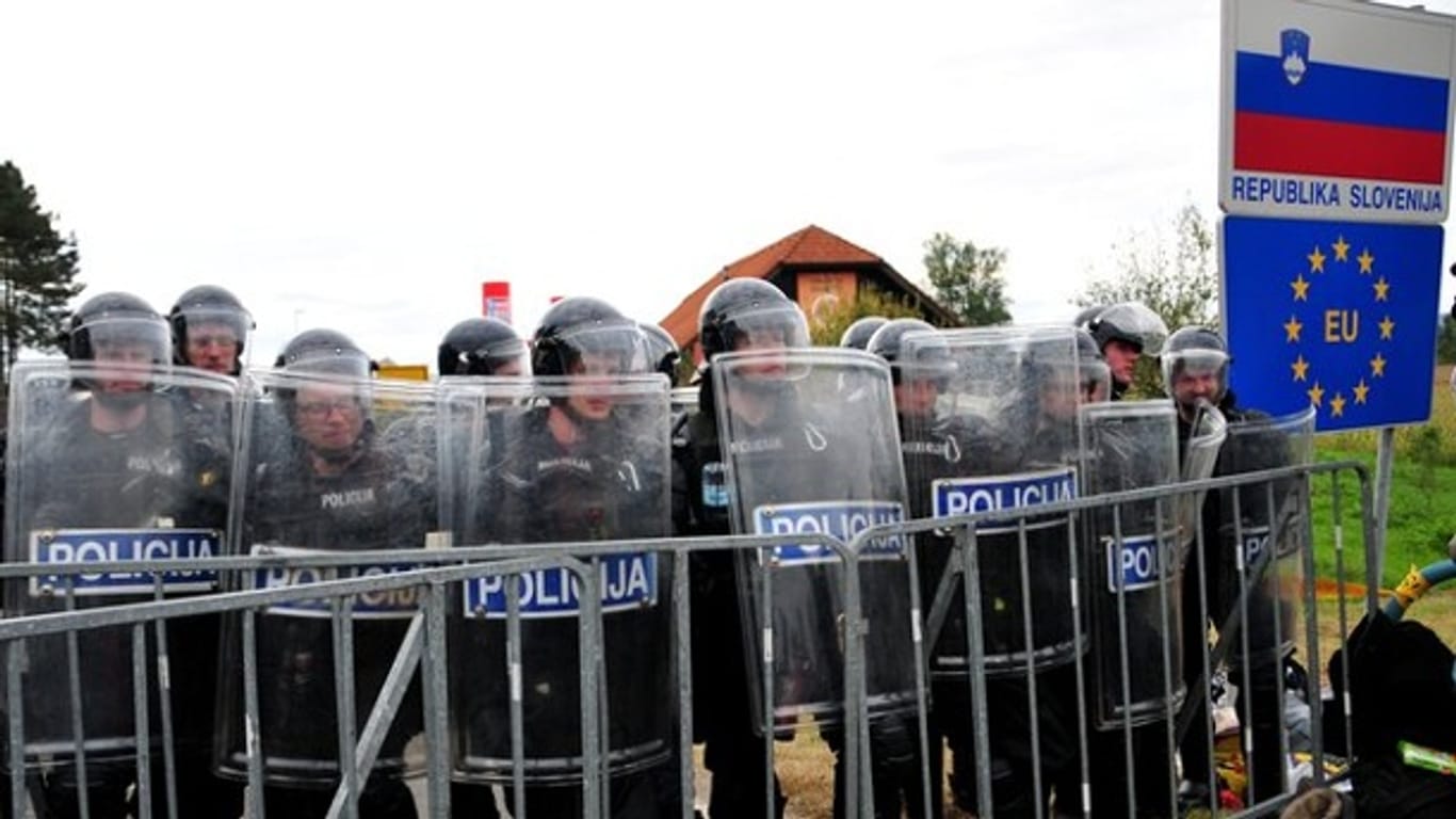 Slowenische Polizei