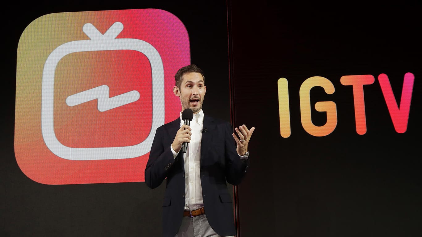 Kevin Systrom: Der Instagram-Chef stellte am Mittwoch die neue IGTV-App vor.