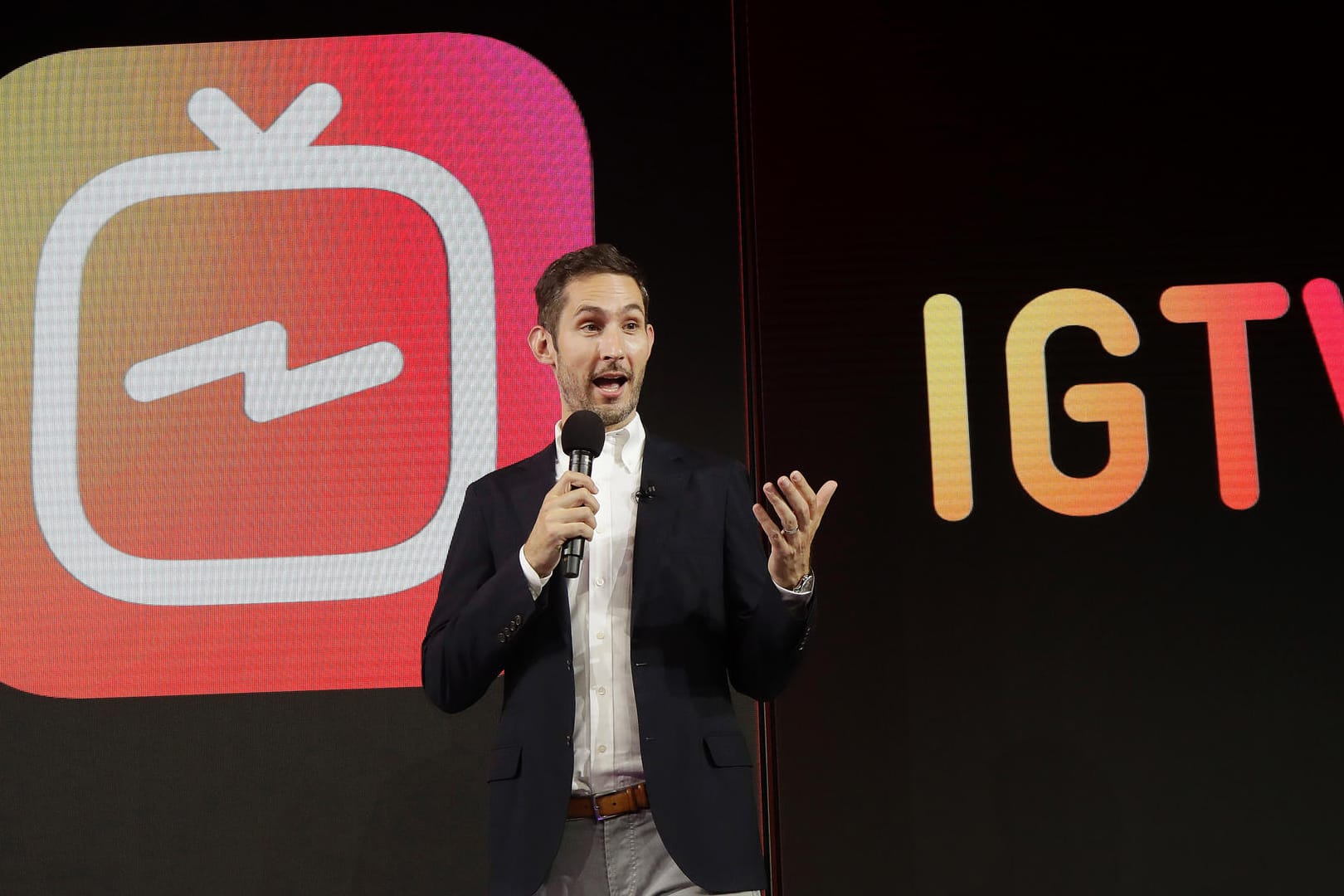 Kevin Systrom: Der Instagram-Chef stellte am Mittwoch die neue IGTV-App vor.