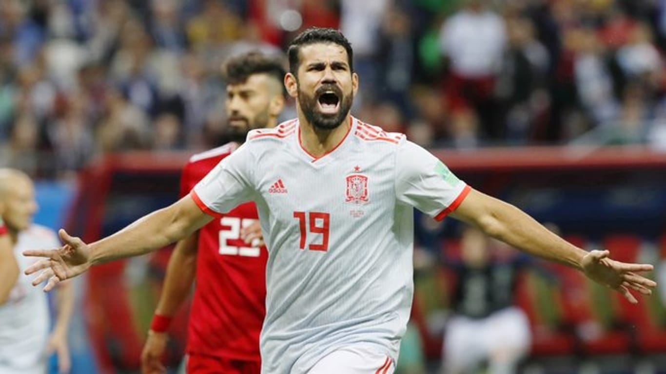 Spanien Erfolgsgarant in Russland: Torjäger Diego Costa.