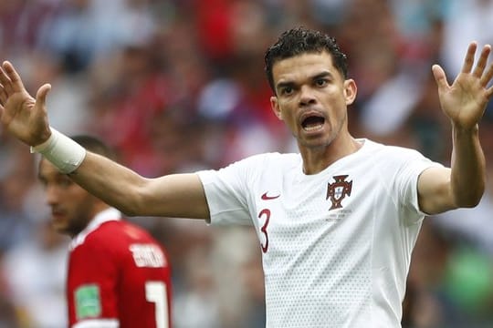 Sorgte nach dem Spiel gegen Marokko für Verwirrung: Portugals-Verteidiger Pepe.