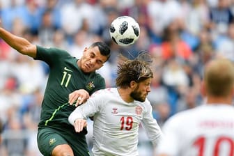 Dänemark und Australien trennten sich 1:1.