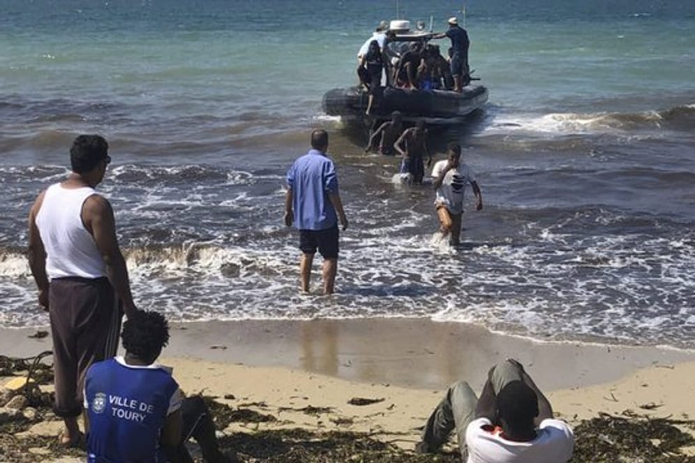 Afrikanische Migranten an der libaschen Küste: In der EU werden die Bemühungen um einen besseren Schutz der Außengrenzen verstärkt.