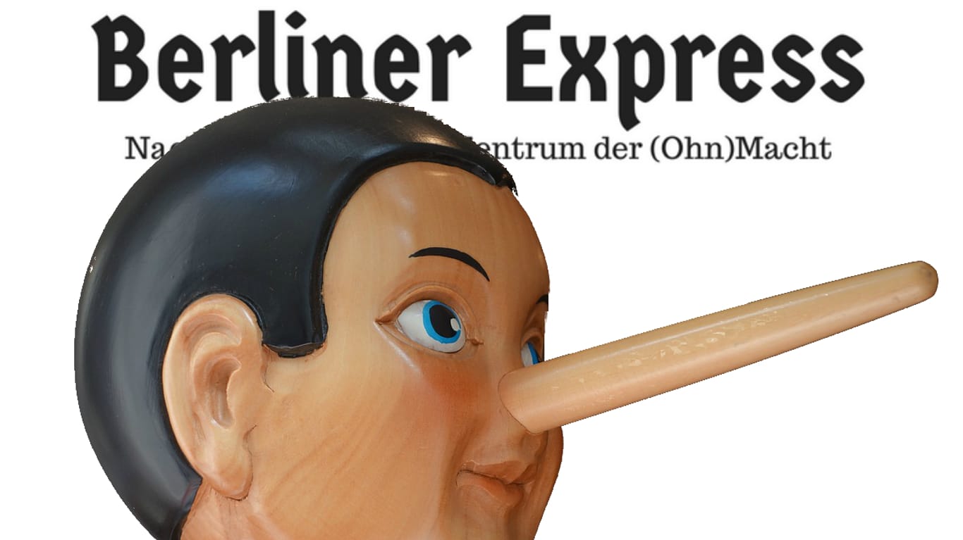 Angebliche Satire mit Agenda: Der "Berliner Express" stiftet Verwirrung und Unruhe.