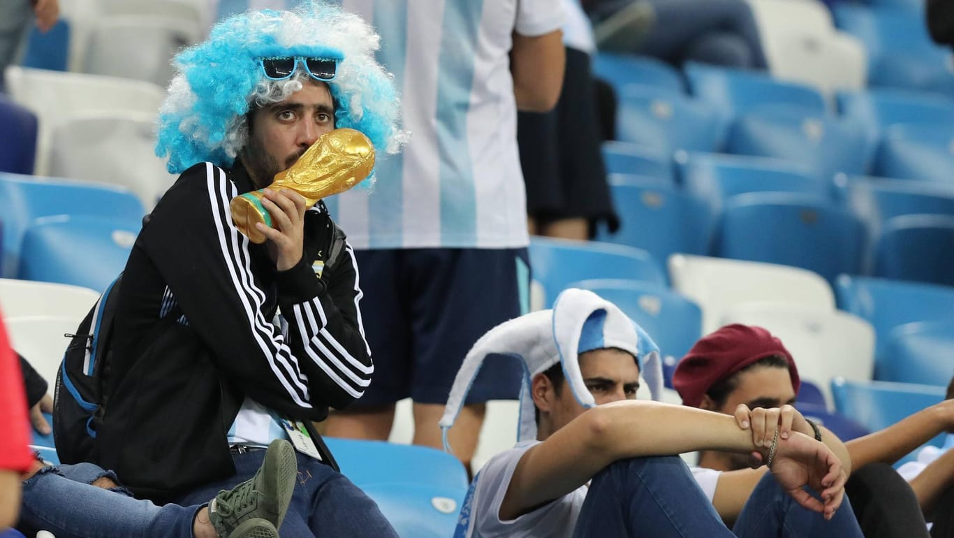 Für die argentinischen Fans wird der WM-Sommer in Russland zum Schrecken ohne Ende.