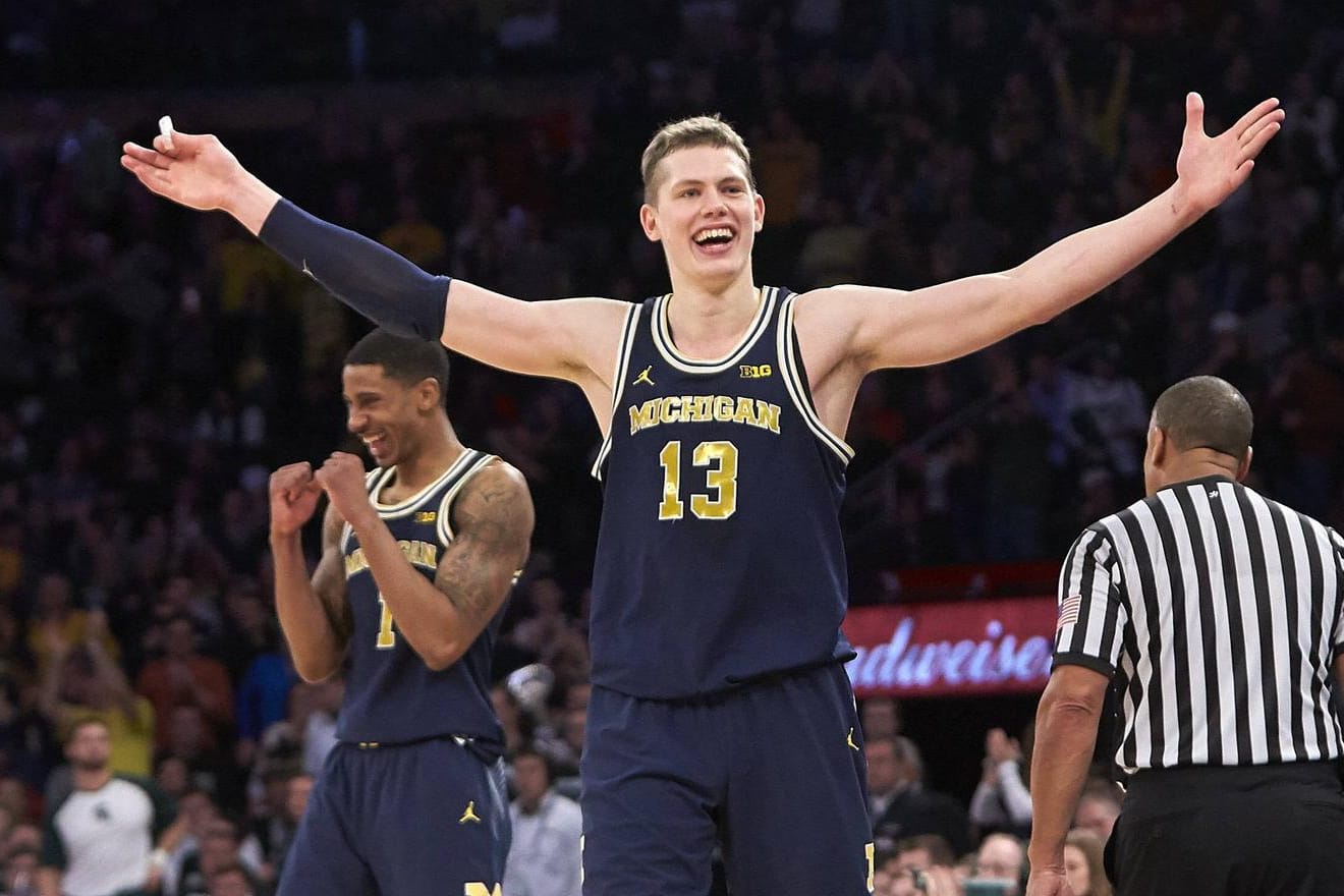 Leistungsträger: Moritz Wagner führte seine Michigan Wolverines ins Finale der US-College-Meisterschaft.