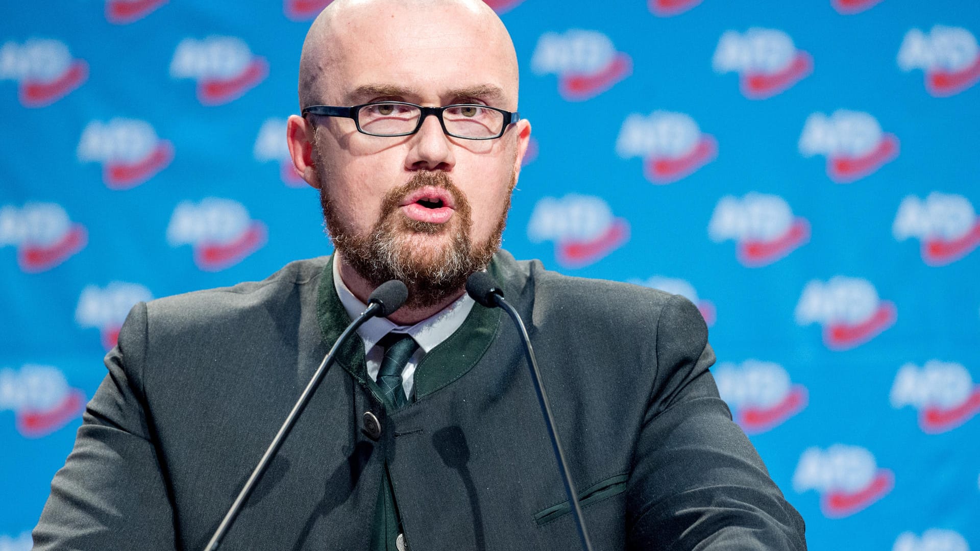 Hans-Thomas Tillschneider, Landtagsabgeordneter in Sachsen-Anhalt: Ein Mitarbeiter des AfD-Politikers soll Auslöser für die Rangelei gewesen sein.