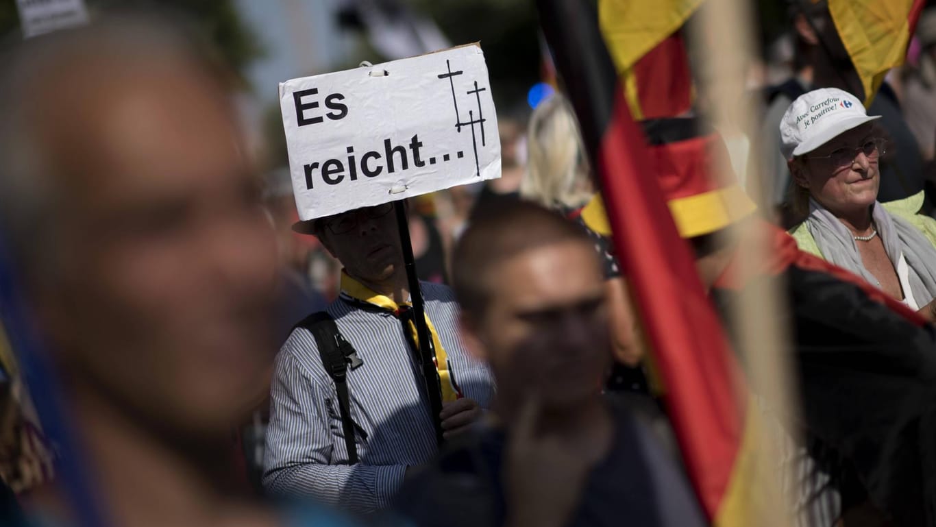 Eine AfD-Demo in Berlin: Im Land herrscht eine merkwürdige Stimmung. Das hat auch mit vielen Veränderungen in Europa zu tun.