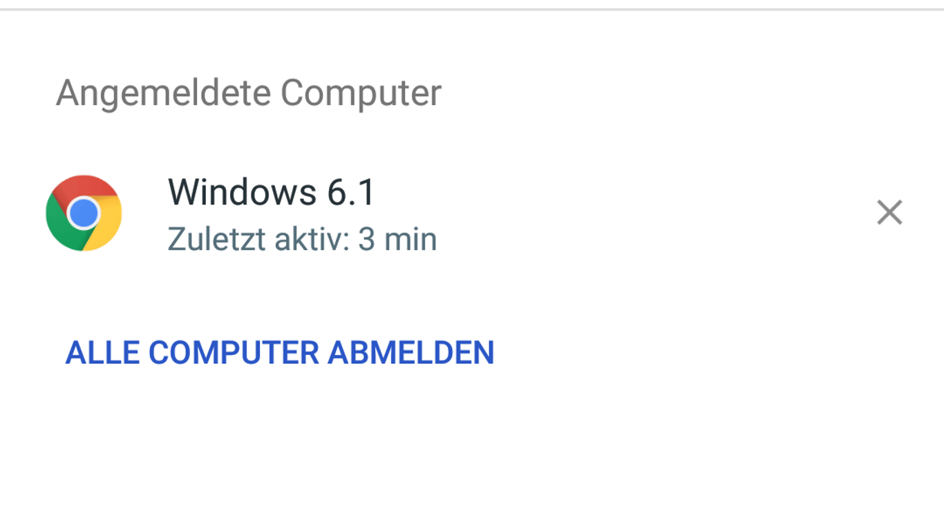 Computerverknüpfung wieder aufheben