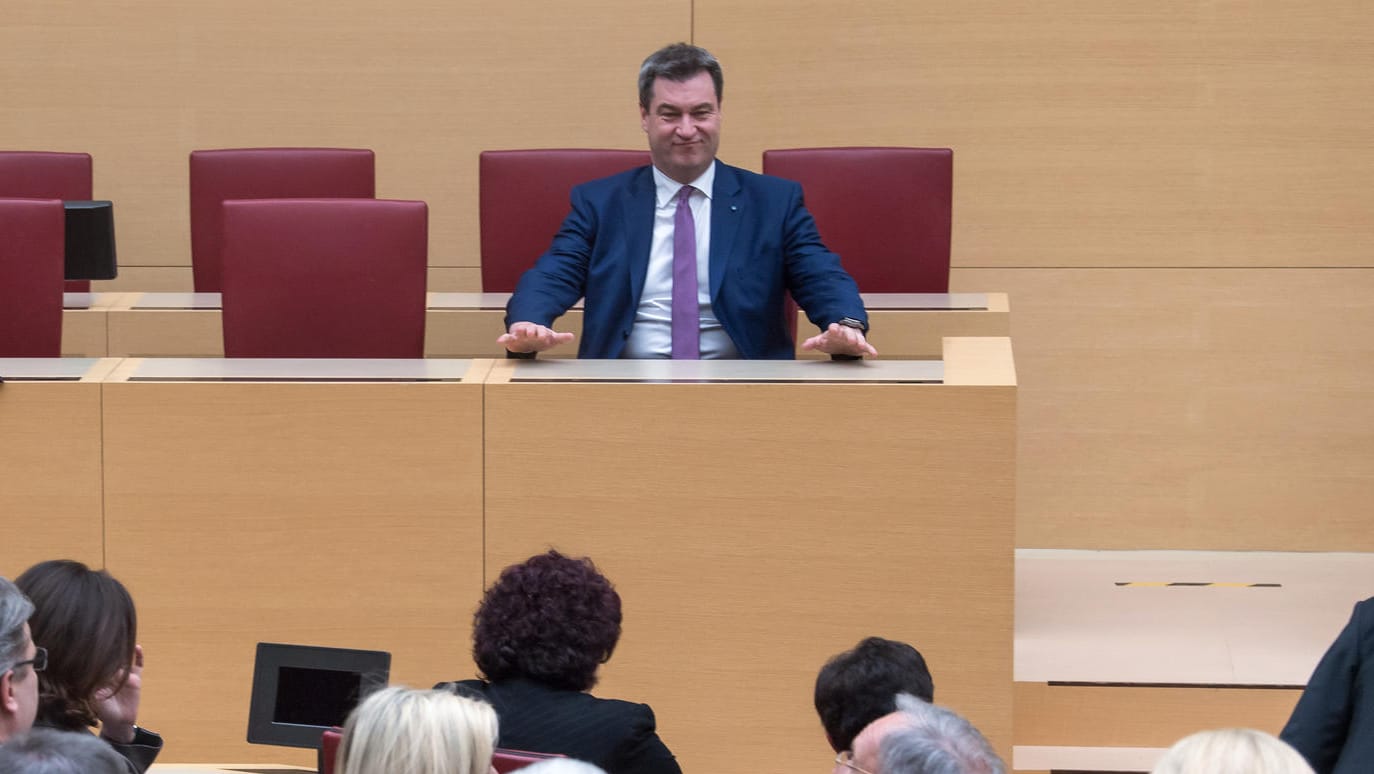 Markus Söder (CSU): Der bayerische Ministerpräsident will Vorbild für Berlin sein. Markus Söder (CSU): Der bayerische Ministerpräsident will Vorbild für Berlin sein.