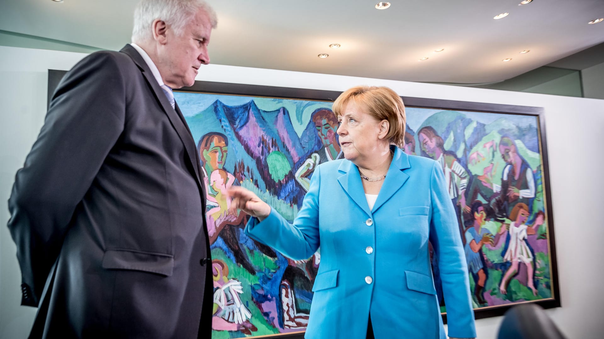 Angela Merkel und Horst Seehofer: Obwohl es in der Regierung seit Wochen knallt, steht Deutschland noch ziemlich gut da in Europa.