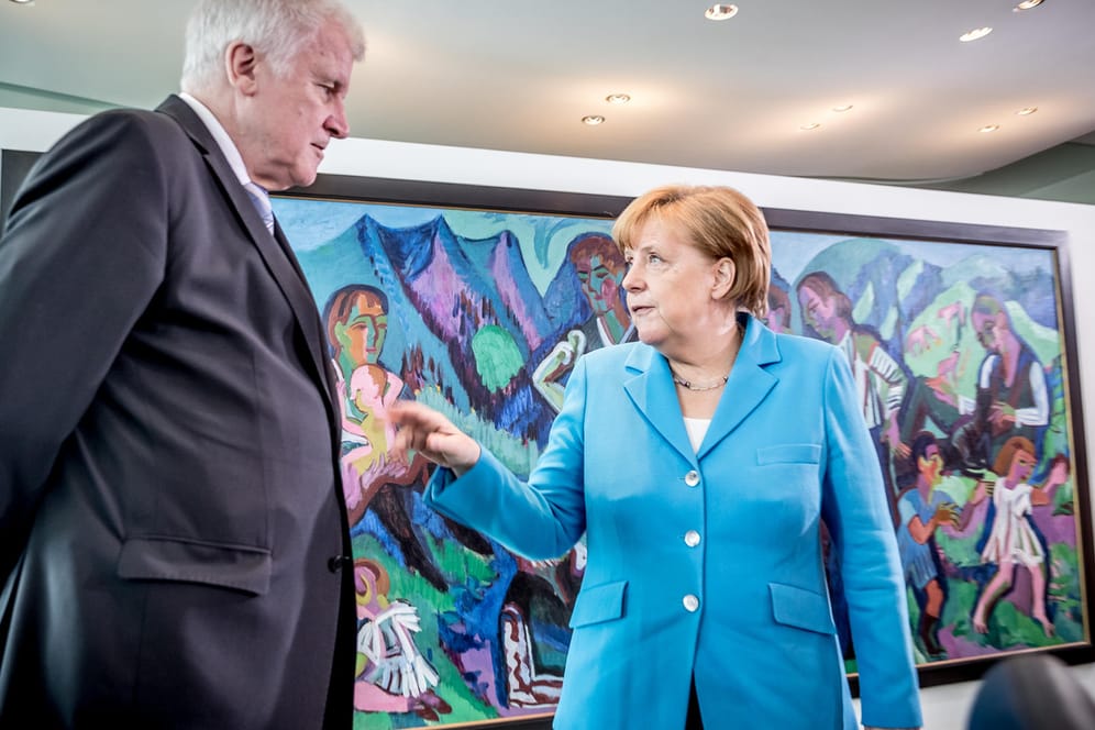 Angela Merkel und Horst Seehofer: Obwohl es in der Regierung seit Wochen knallt, steht Deutschland noch ziemlich gut da in Europa.