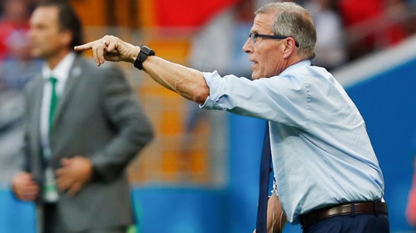 Uruguays Trainer Oscar Tabarez hat mit seinem Team im letzten Gruppenspiel gegen Russland einen echten Härtetest vor dem Achtelfinale.