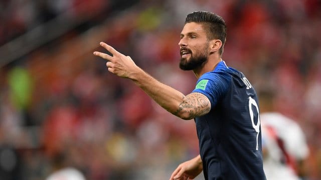 Olivier Giroud sieht die Franzosen trotz der wenig berauschenden Spielweise im positiven Bereich. Olivier Giroud sieht die Franzosen trotz der wenig berauschenden Spielweise im positiven Bereich.