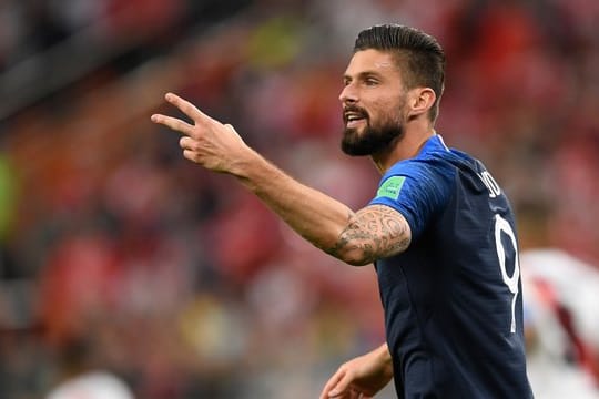 Olivier Giroud sieht die Franzosen trotz der wenig berauschenden Spielweise im positiven Bereich.