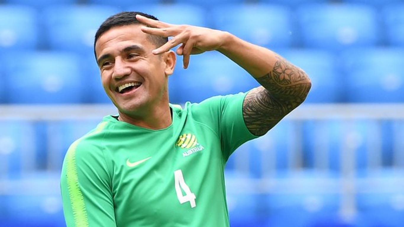 Australiens Tim Cahill könnte im letzten Gruppenspiel gegen Peru seinen ersten WM-Einsatz haben.