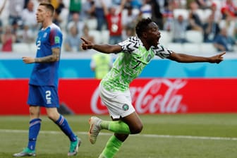 Der Mann des Spiels: Ahmed Musa erzielte beide Treffer für Nigeria.
