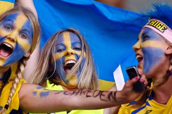 Schwedische Fans.