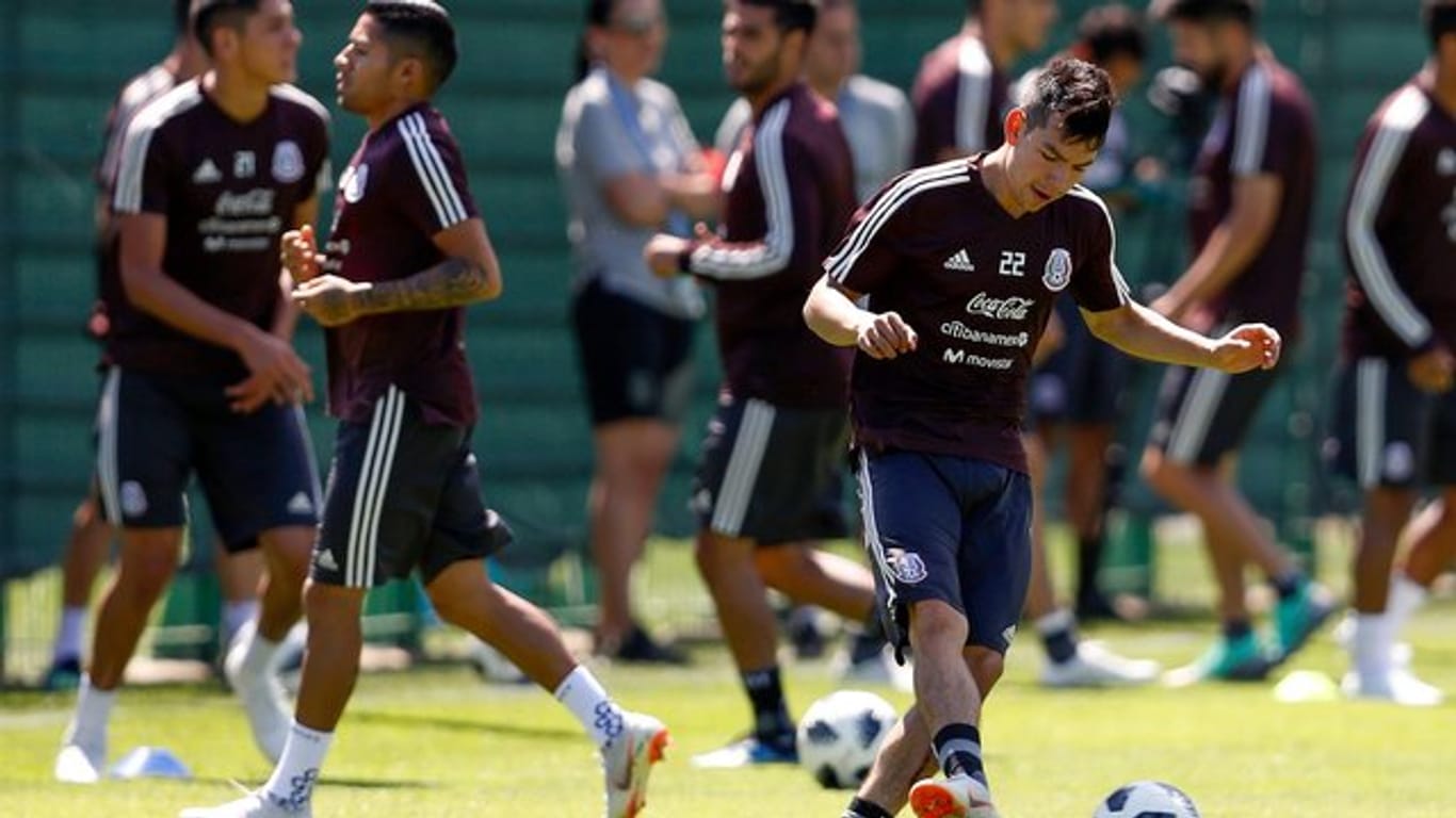 Mexikos Offensivteam will auch im zweiten WM-Spiel gegen Südkorea Großes vollbringen.