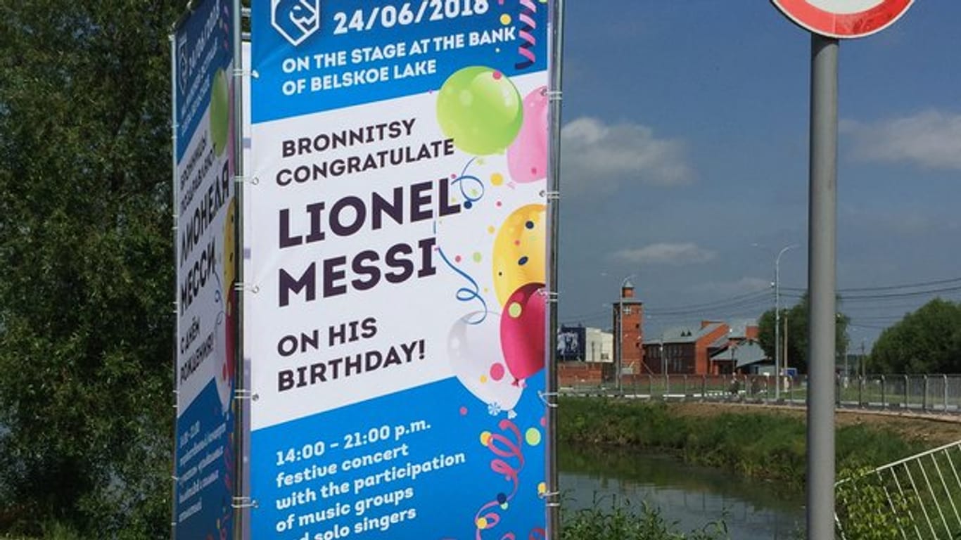 Für Lionel Messi soll in Bronnizy eine Party steigen.