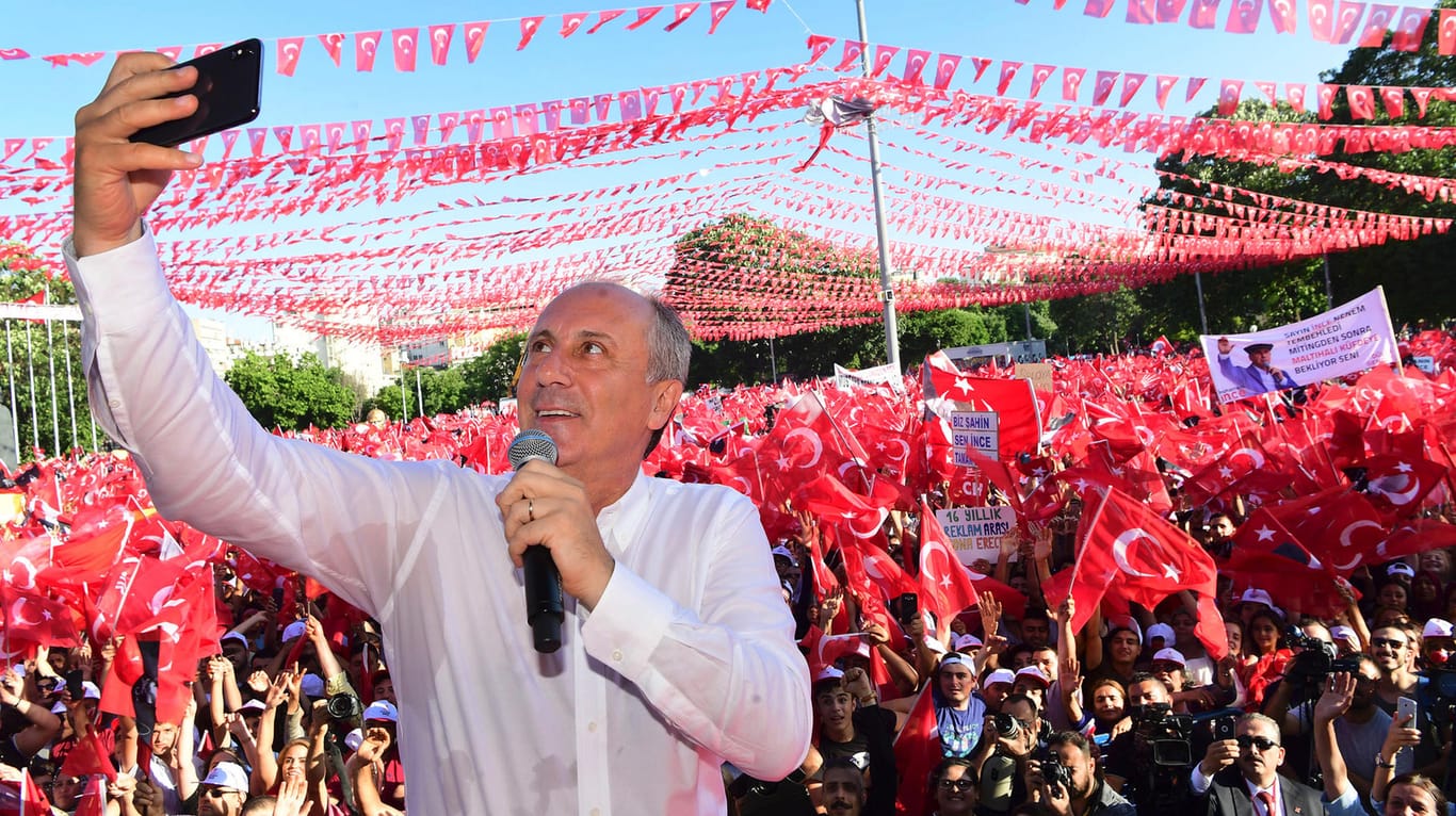 Muharrem İnce: Der Präsidentschaftskandidat der Oppositionspartei CHP kommt gut an bei den Menschen.