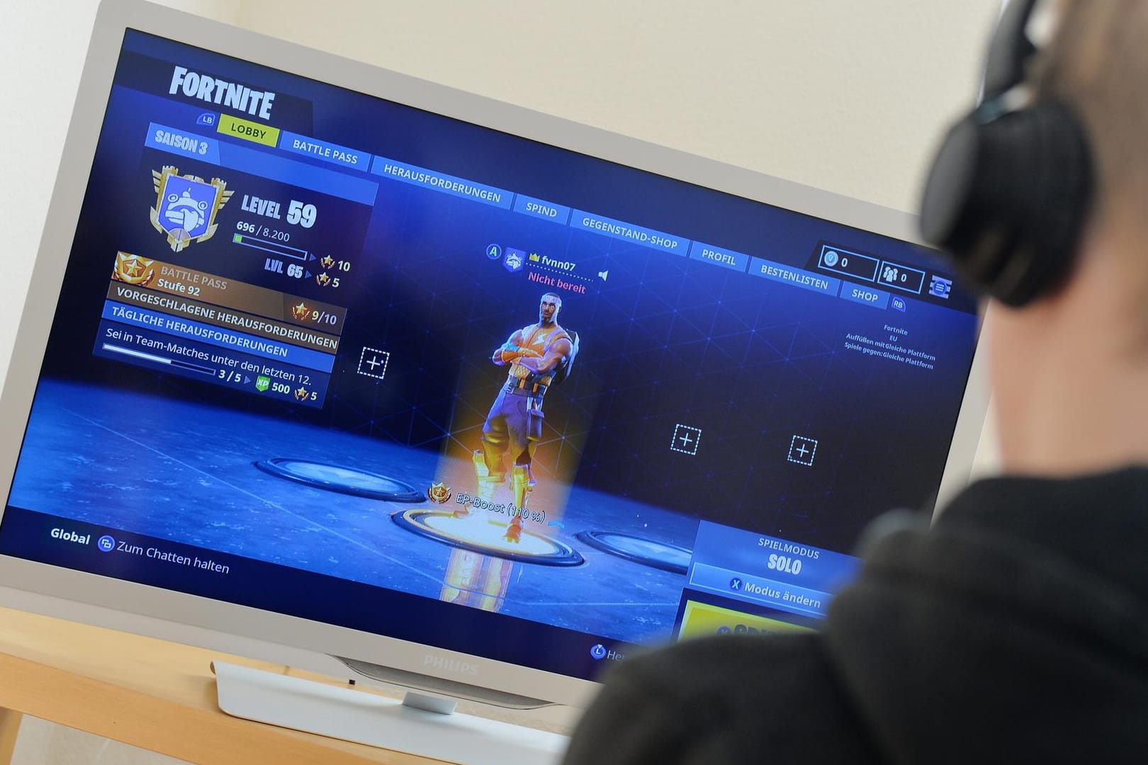 Videospiel "Fortnite": Spieler sollen mit ihren Anmeldeinformationen vorsichtig umgehen.