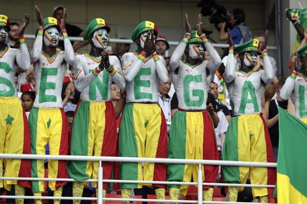 Die Fans aus Senegal erlebten aus ihrer Sicht einen erfreulichen WM-Auftakt.