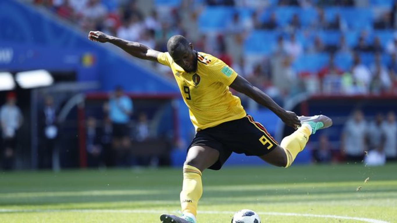 Belgiens Romelu Lukaku gelang bei der WM in zwei Spielen jeweils ein Doppelpack.