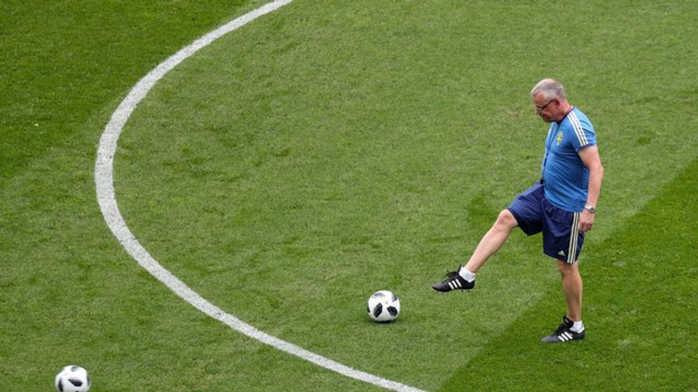 Schwedens Trainer Janne Andersson setzt gegen Deutschland weitgehend auf die gegen Südkorea erfolgreiche Mannschaft.