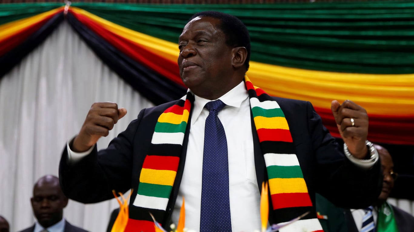 Emmerson Mnangagwa: Der 75-Jährige ist seit November 2017 Präsident Simbabwes.