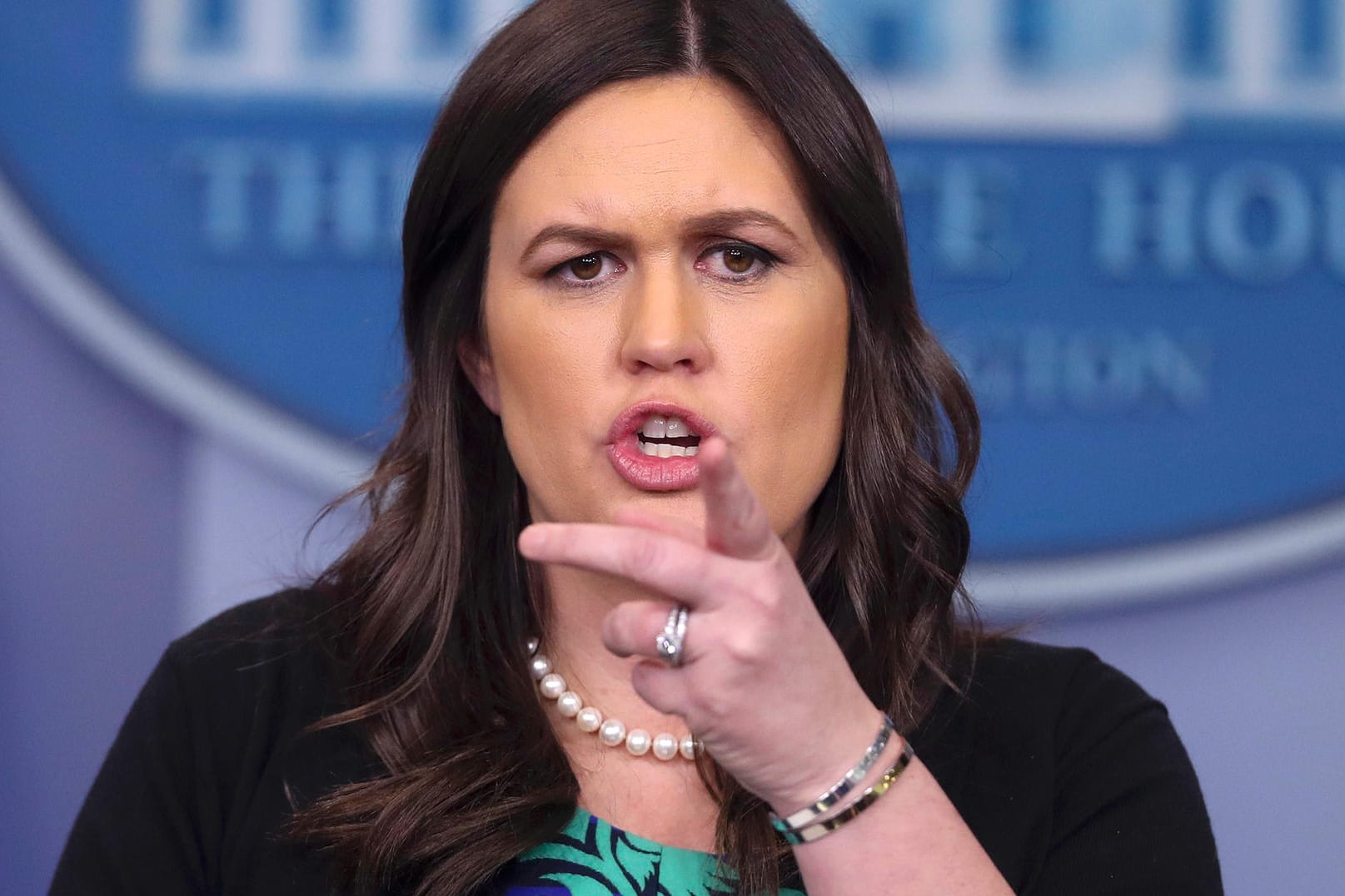 Sarah Huckabee Sanders: Die Pressesprecherin des Weißen Hauses ist wegen ihres Jobs aus einem Restaurant geflogen.