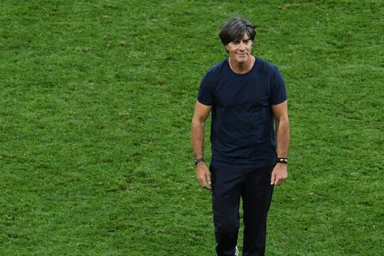 Auch Bundestrainer Joachim Löw war nach dem Smchlusspfiff erleichtert.