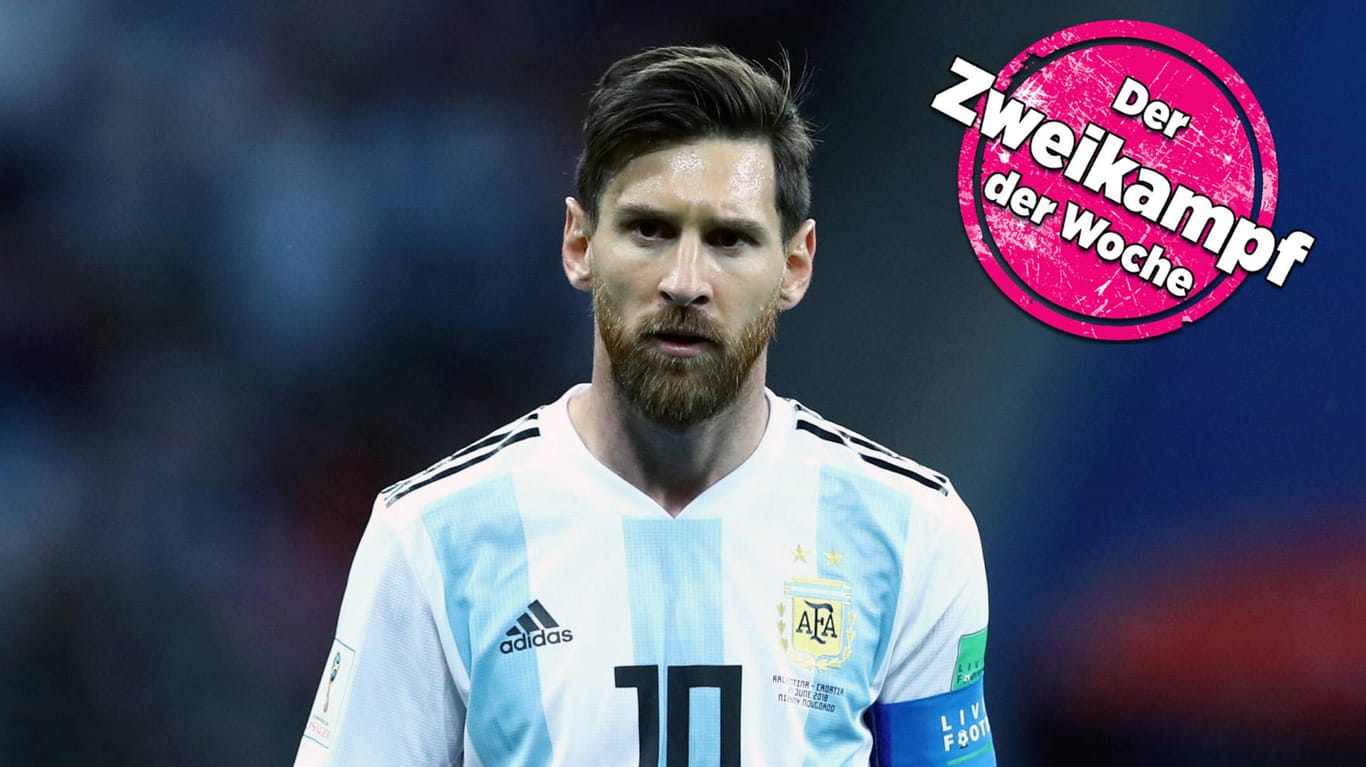Enttäuscht: Lionel Messi und der argentinischen Nationalmannschaft droht gegen Nigeria das WM-Aus. Es könnte sein letztes Spiel auf dieser Bühne sein. Unwahrscheinlich, dass der Stürmer in vier Jahren noch mal bei einer Weltmeisterschaft spielt.