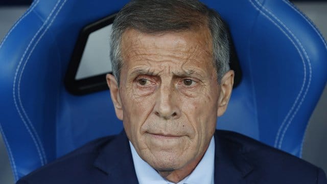 Uruguays Trainer Oscar Tabarez zeigt großen Respekt vor der Entwicklung der russischen Nationalmannschaft. Uruguays Trainer Oscar Tabarez zeigt großen Respekt vor der Entwicklung der russischen Nationalmannschaft.