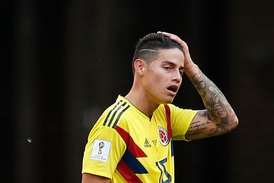 James Rodriguez steht in der Startelf Kolumbiens gegen Polen.