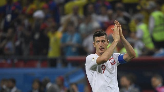 Muss sich mit Polen von der WM in Russland verabschieden: Robert Lewandowski. Muss sich mit Polen von der WM in Russland verabschieden: Robert Lewandowski.