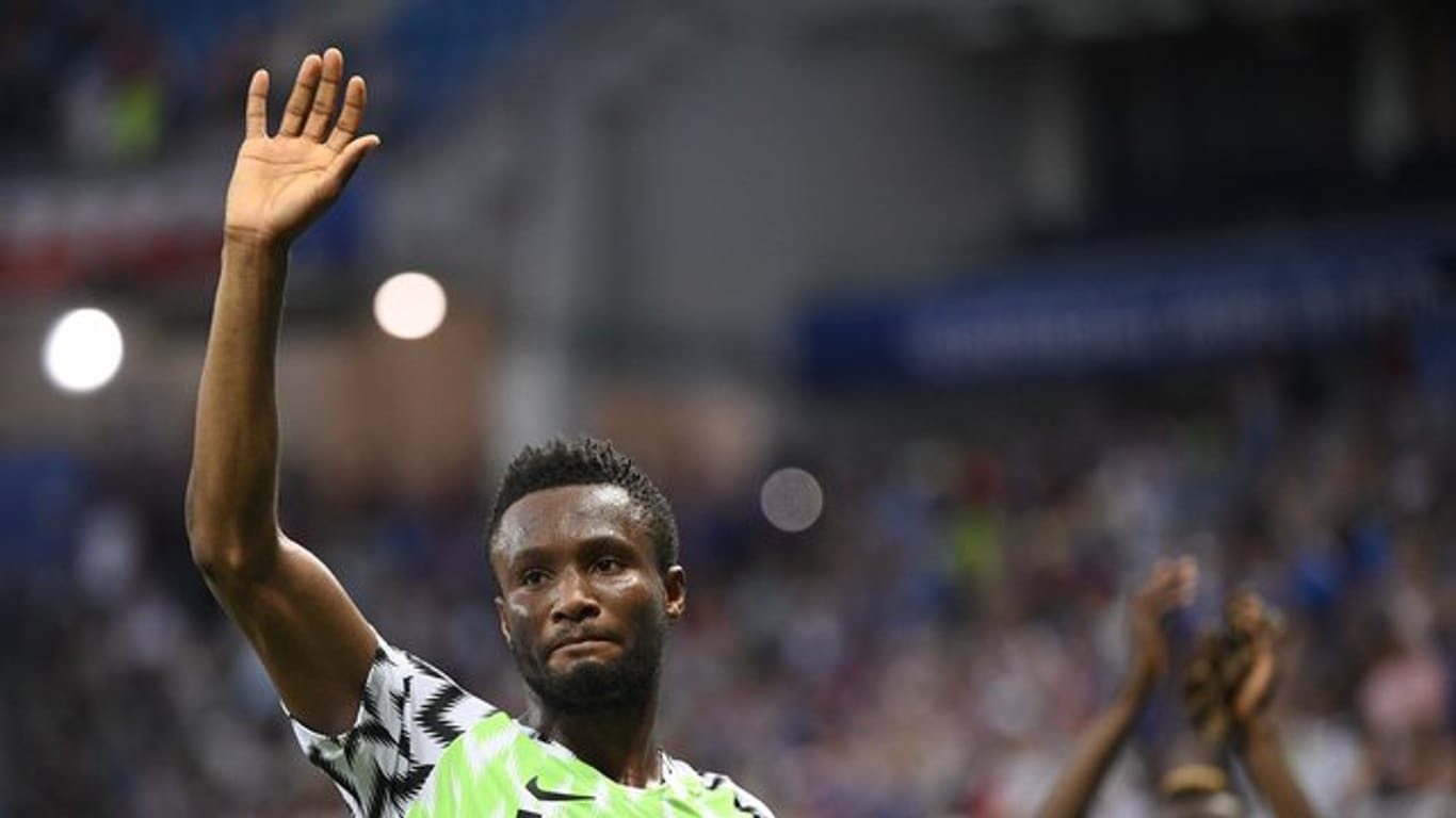 Nigeria setzt gegen Argentinien auf Kapitän John Obi Mikel.