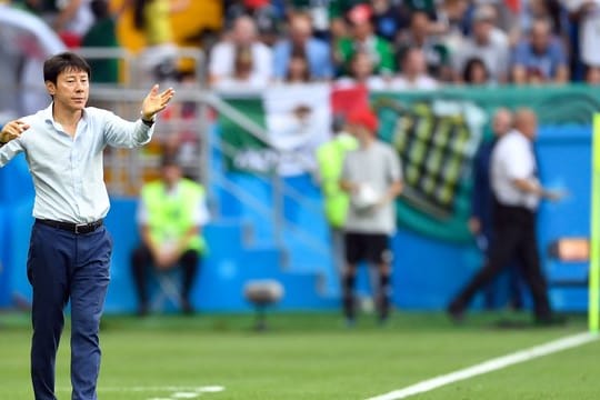 Gibts ich dem Spiel vor gegen Deutschland dehmütig: Südkorea-Coach Tae-Yong Shin.