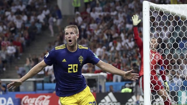 Der Schwede Ola Toivonen ist selbstbewusst vor dem Spiel gegen Mexiko. Der Schwede Ola Toivonen ist selbstbewusst vor dem Spiel gegen Mexiko.