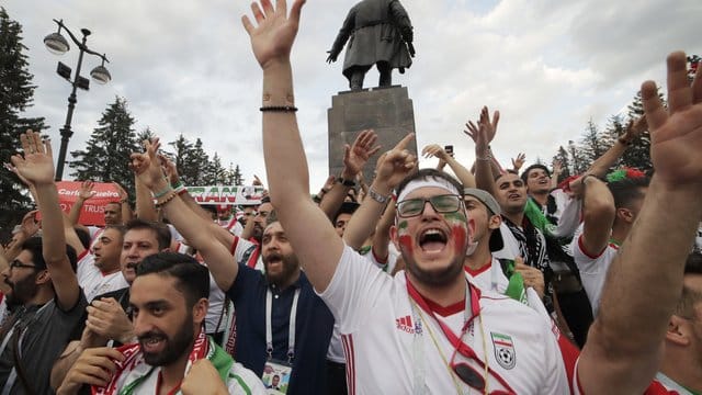 Iranische Fans störten die Nachtruhe von Cristiano Ronaldo.