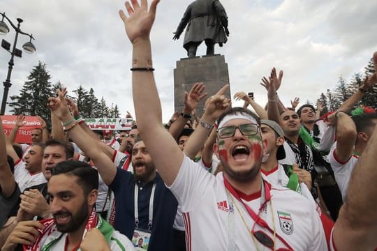Iranische Fans störten die Nachtruhe von Cristiano Ronaldo.