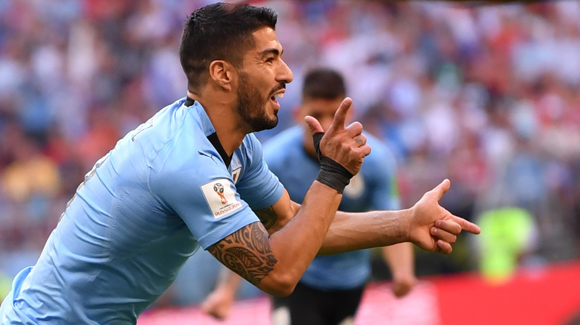 Jubel bei Luis Suárez: Uruguays Stürmerstar leitete den Sieg gegen Russland ein.