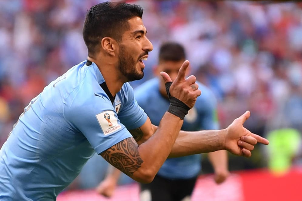 Jubel bei Luis Suárez: Uruguays Stürmerstar leitete den Sieg gegen Russland ein.