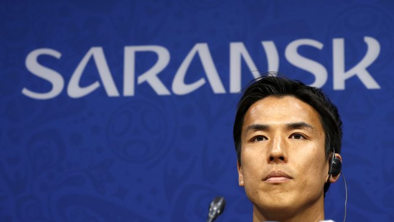 Japans Kapitän Makoto Hasebe will auch im Gruppenfinale gegen Polen auf Sieg spielen.