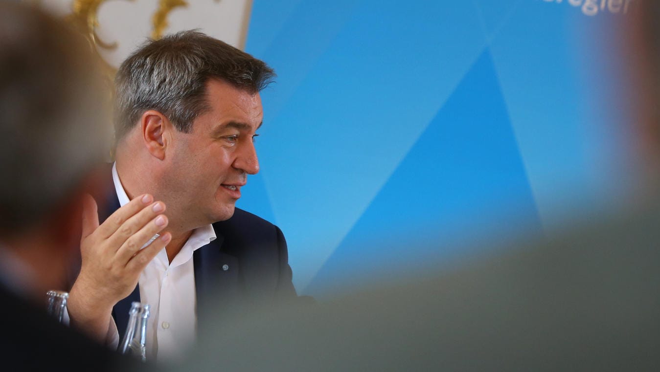 Markus Söder (CSU): Der bayerische Ministerpräsident geht ein hohes Risiko ein, aber langsam wird die Behauptung bedingungsloser Entschlossenheit unglaubwürdiger.