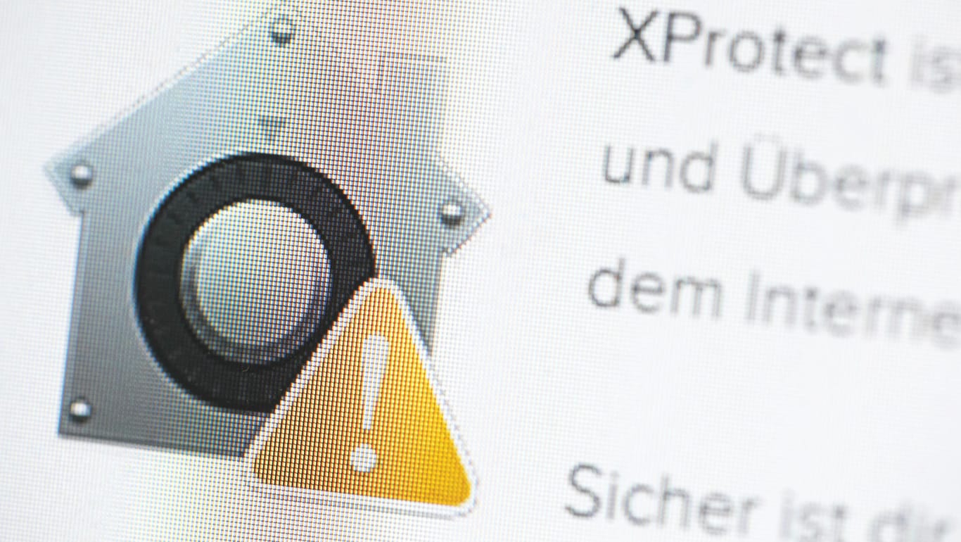 Xprotect, ein integrierter Virenschutz in macOS: Laut Experten reicht die Software aus, um den Computer vor Schadsoftware zu schützen.