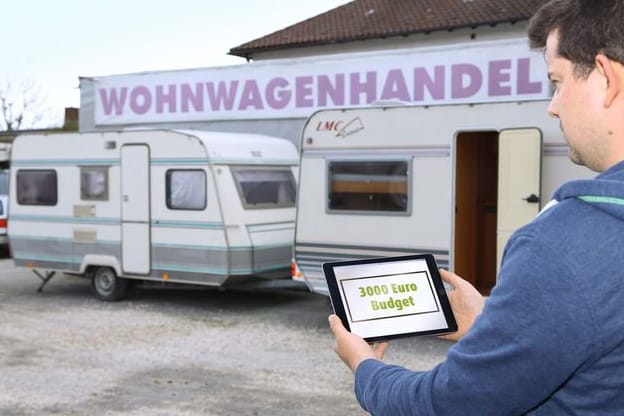 Privat und von Händlern werden diverse Caravans unter 3.000 Euro angeboten. Wie viel Urlaubspotenzial steckt noch in den alten Kisten?