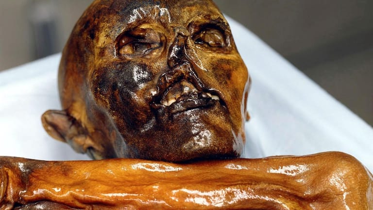 "Ötzi": Die Gletschermumie wurde 1991 von deutschen Urlaubern gefunden.