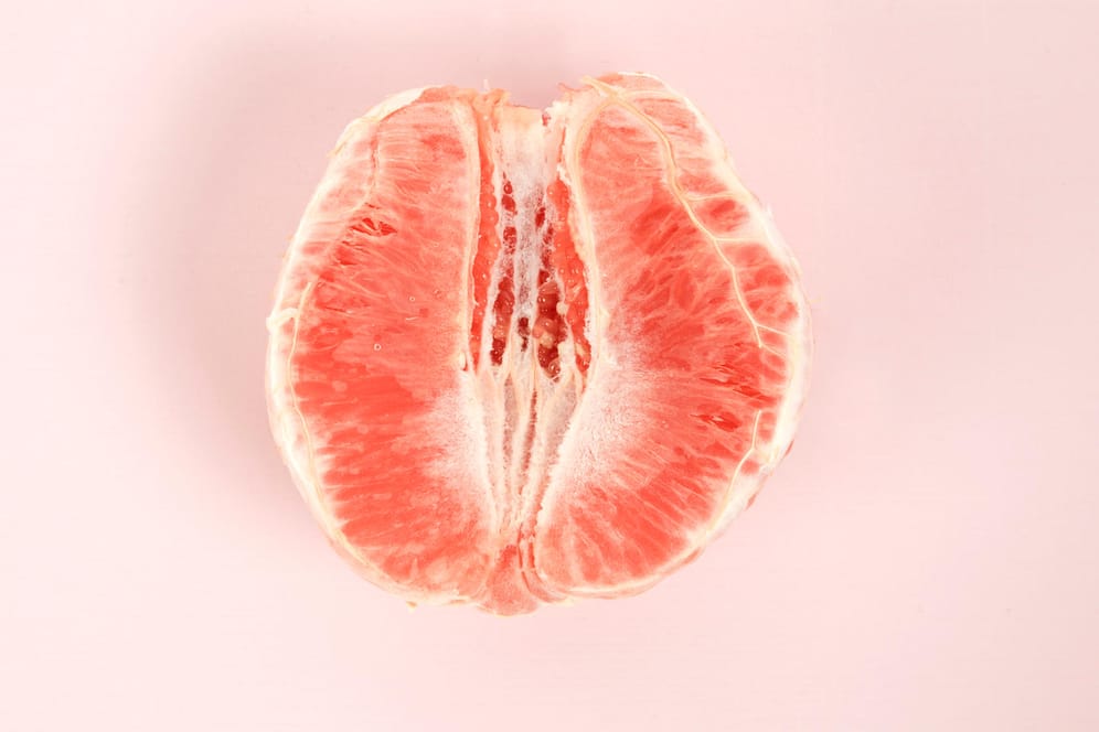 Halbe Grapefruit