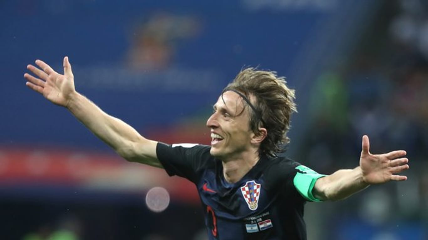 Kroatiens Star Luka Modric ist bisher einer der Gewinner der WM.